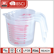 Measuring cup set 0.25/0.5/1L